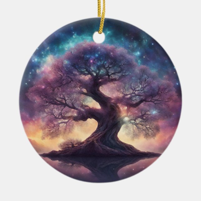 Fantasy Tree Art Ceramic Tree Decoration (Front)