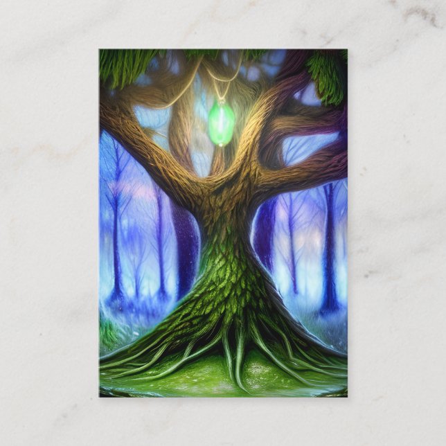 Fantasy Tree Business Card (Front)