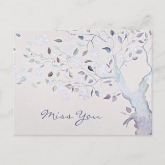 Fantasy Tree - Miss You Postcard