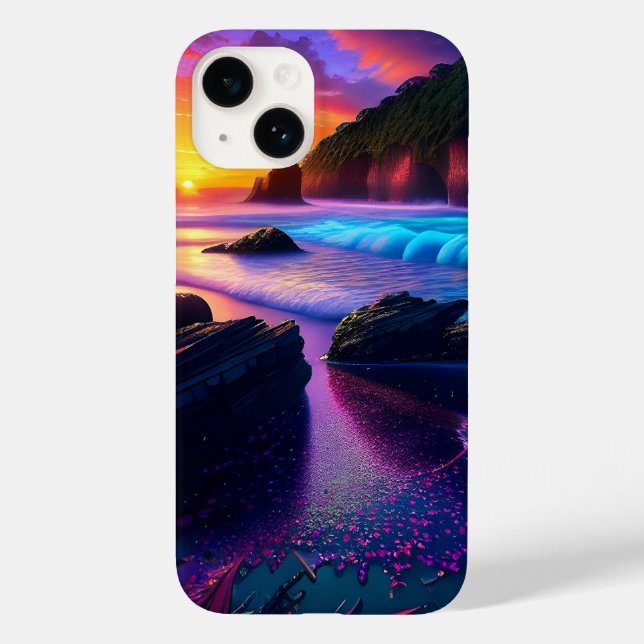 Fantasy Tropical Beach One Case-Mate iPhone Case (Back)