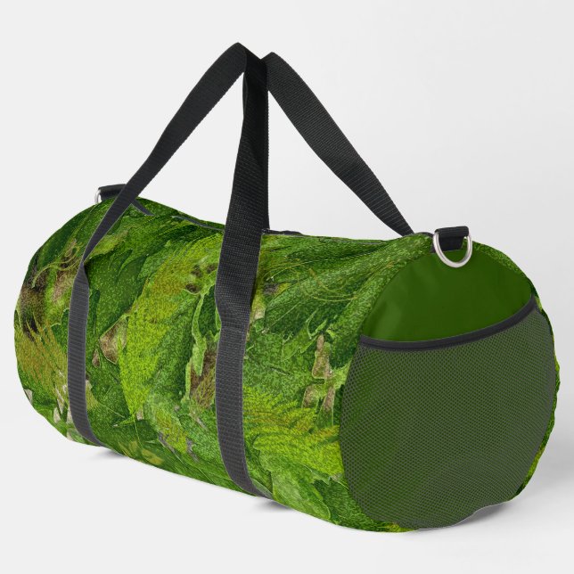 Fantasy Tropical Forest Duffle Bag (Right Corner)