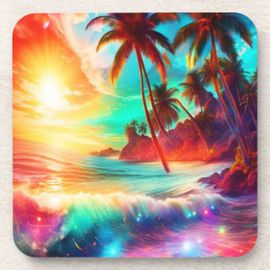 Fantasy Tropical Island Coaster