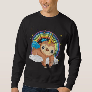 Fantasy Unicorn Cute Sloth Magical Slothicorn Lazy Sweatshirt