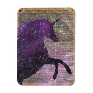 Fantasy Unicorn in the Space Magnet