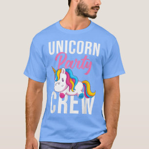 Fantasy Unicorn Party Crew Animal Fairytale Magica T-Shirt