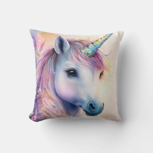 Fantasy Unicorn Throw Pillow