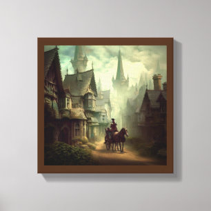 Fantasy Victorian England 1 Canvas Print