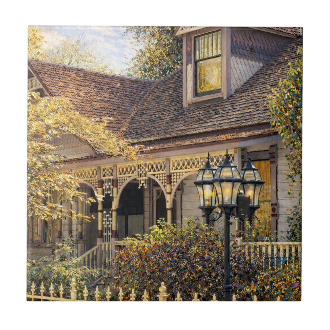 Fantasy Victorian Gingerbread I Tile (Front)