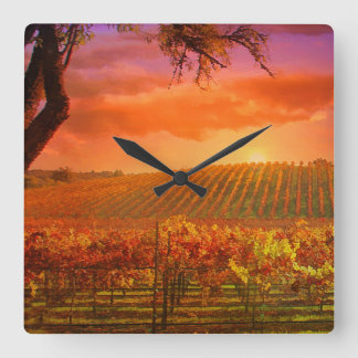 Fantasy Vineyard Clock