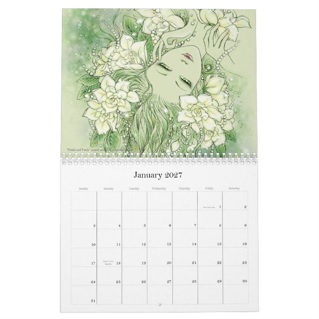 Fantasy Wall Calendar (Jan 2027)