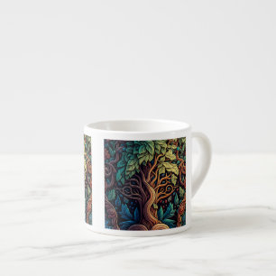 Fantasy Wallpaper Pattern Espresso Mug 