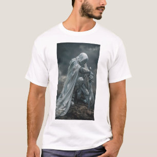 Fantasy Warrior Trio White Armour T-shirt