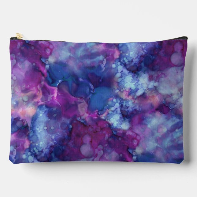 fantasy watercolor - deep space vibe : accessory pouch (Front)