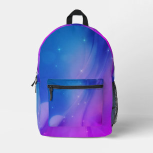 Fantasy Wave Printed Backpack