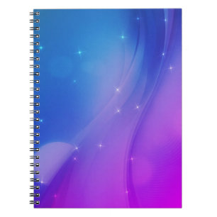 Fantasy Wave Spiral Notebook