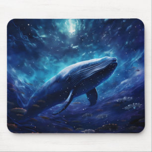 Fantasy Whale Mouse Pad