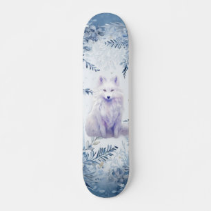Fantasy Winter White Fox Skate Deck