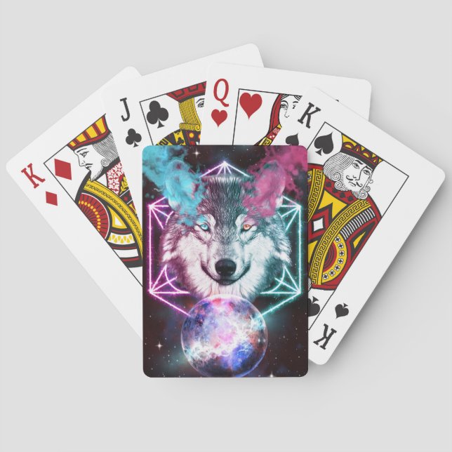 Fantasy Wolf Classic Playing Cards (Back)