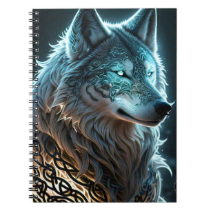 Fantasy Wolf Notebook