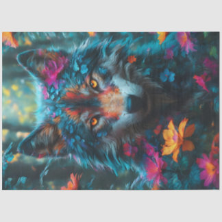 Fantasy Wolf Tissue Paper