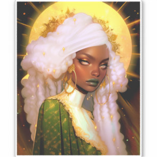 Fantasy Woman African American Art