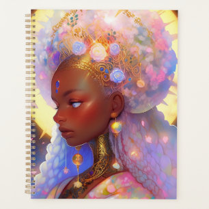 Fantasy Woman African American Art Planner