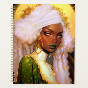 Fantasy Woman African American Art Planner
