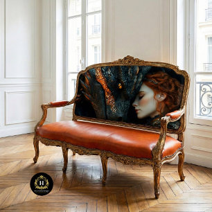 Fantasy Woman and Dragon Furniture Decoupage Tissue Paper