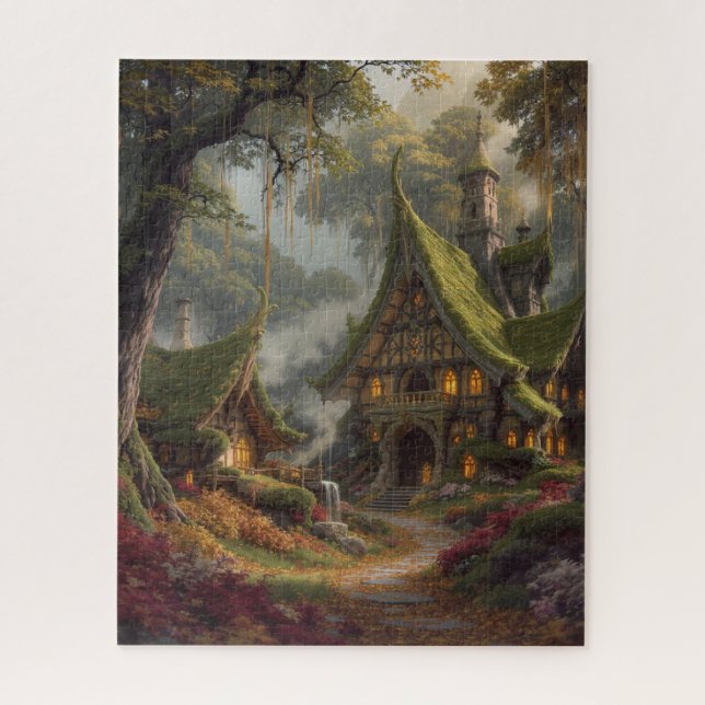 Fantasy Woodland house Jigsaw Puzzle (Vertical)