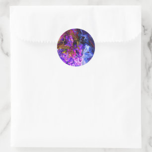Fantasy World Classic Round Sticker