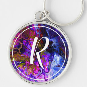 Fantasy World Monogram Key Ring