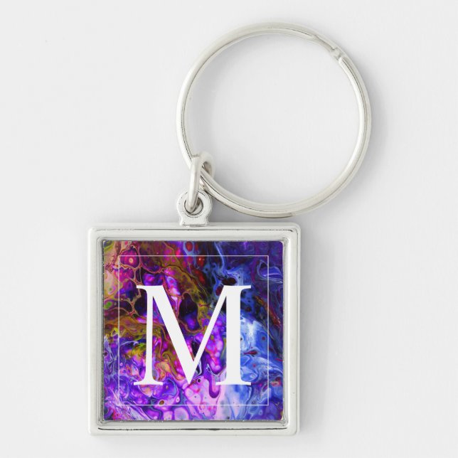 Fantasy World Monogram Key Ring (Front)