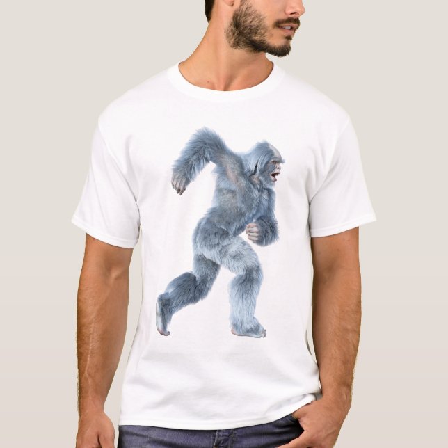 Fantasy Yeti Running T-Shirt (Front)