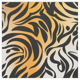 Fantasy Zebra Tiger Print Fabric