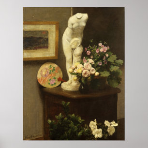 Fantin-Latour - Flowers And Miscellaneous Objects Poster