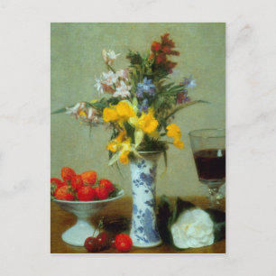 Fantin-Latour Henri - Still Life Postcard