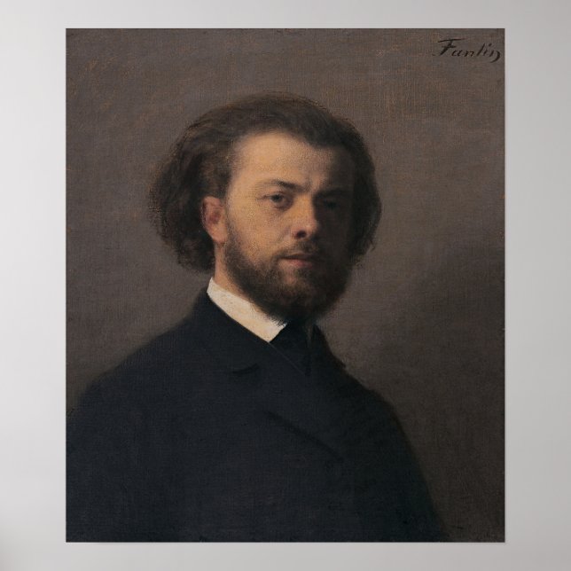Fantin-Latour - Portrait 1867 Poster (Front)