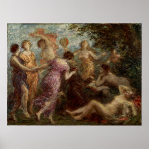 Fantin-Latour - The Temptation Of St. Anthony Poster