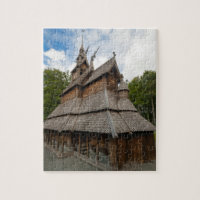 Fantoft Stave Church in Bergen, Norway