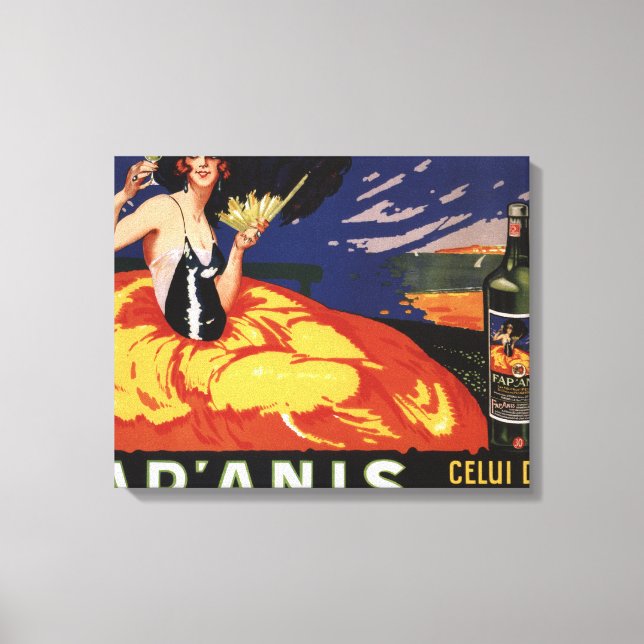 Fap'Anis Celui Des Connaisseurs Canvas Print (Front)