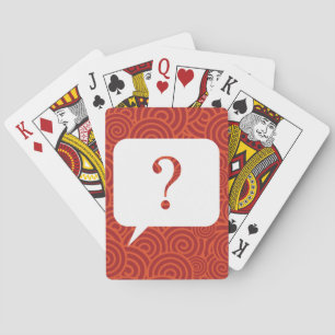 Faq Questions Graphic Playing Cards