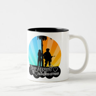 Far Apart Two-Tone Coffee Mug