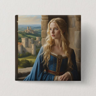 Far Away Dreams of Far Away Places 15 Cm Square Badge