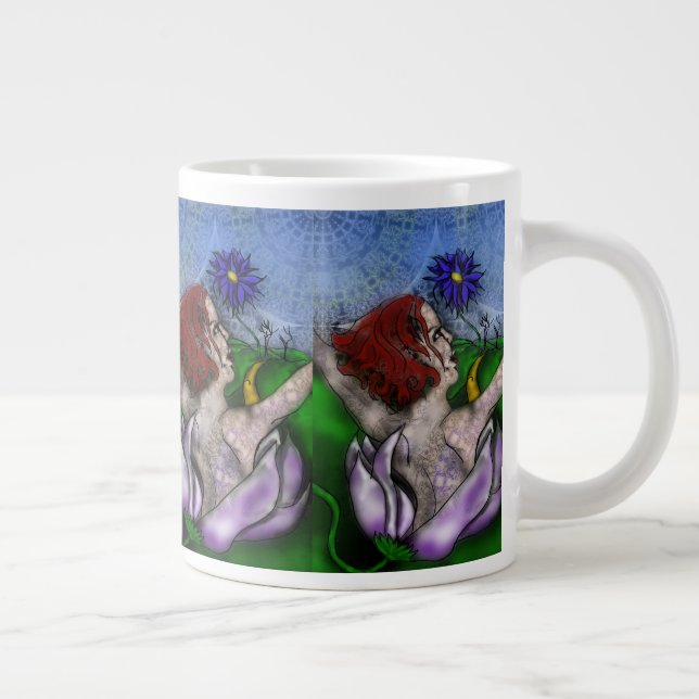 Far away Flower Jumbo Mug (Right)