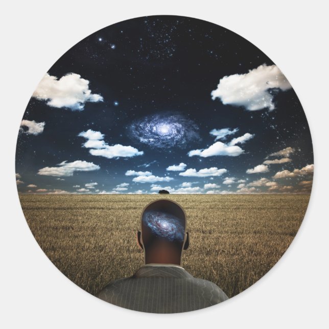 Far Classic Round Sticker (Front)