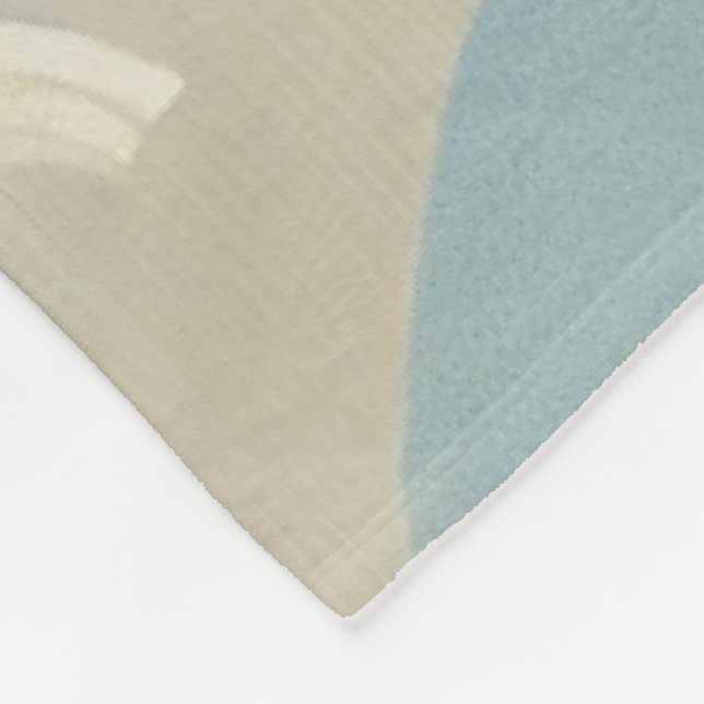 Far Eastern Duvet Design Fleece Blanket (Corner)