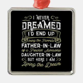 Far In Law Of A Freaking Awesome Daughter In Law Metal Tree Decoration