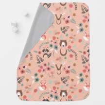 Far North Forest Friends baby blanket