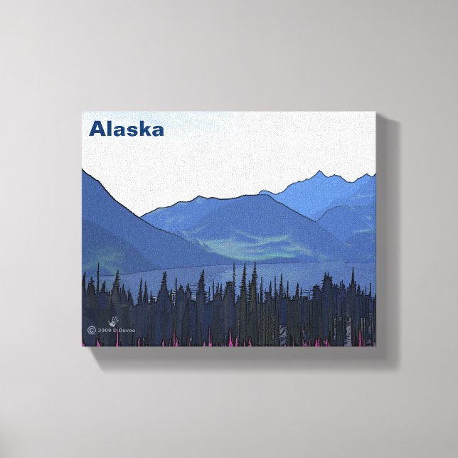 Far North Summer Canvas Print (Front)