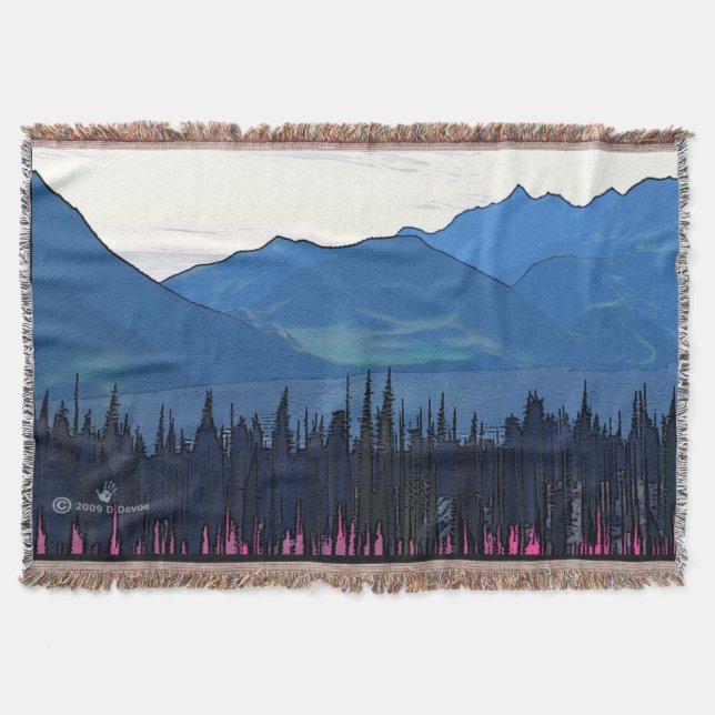 Far North Summer Throw Blanket (Front)